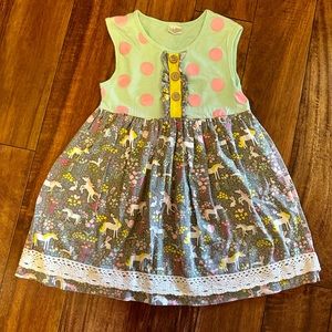 Cute Boutique unicorn dress - size 6